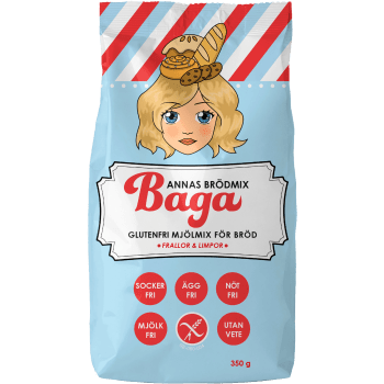 Annas Glutenfria Brödmix 350g BAGA.