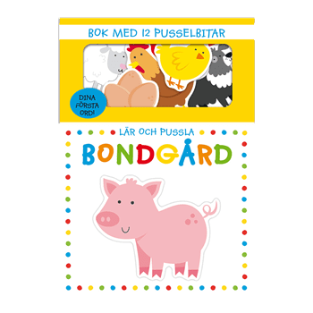 Lär och pussla : Bondgård.