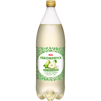 Pärondryck med ciderkaraktär 1,5l ICA.