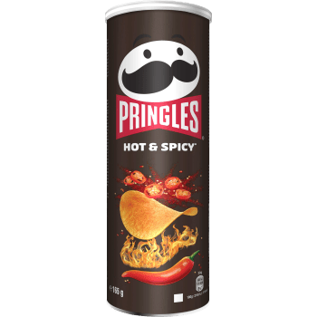 Chips Hot & Spicy 165g Pringles.