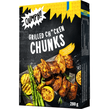 Grilled ch*cken chunks 280g Oumph.