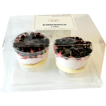 Blåbärsbakelse 2-pack 270g Dahls Bageri.