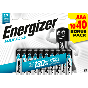 Batteri AAA 20-p Energizer Max Plus.