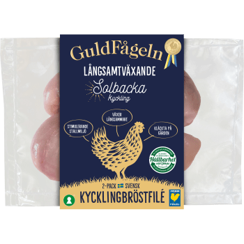 Kycklingbröstfilé färsk ca 430g Solbacka Guldfågeln.
