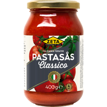 Pastasås Classico 400g Zeta.