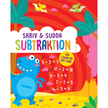 Skriv och sudda - Subtraktion.