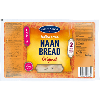 Naan bröd Original 260g Santa Maria.