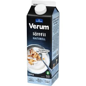 Hälsofil Naturell Lätt 0,5% 1000g Verum®.