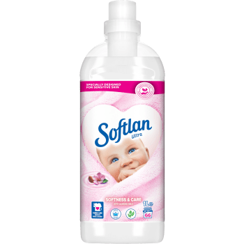 Sköljmedel Softness and Care 1l Softlan.