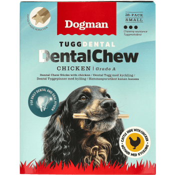 Hundtugg Dental kyckling 28-p Dogman.