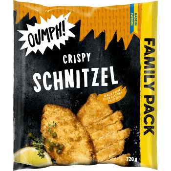 Crispy schnitzel 720g Oumph.