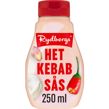 Kebabsås Het 250ml Rydbergs.