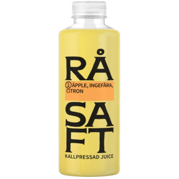Loviseberg Råsaft Äpple Citron Ingefära.
