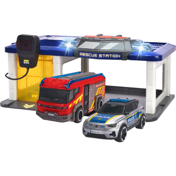 Räddningsstation med fordon Dickie Toys.