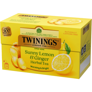 Te Lemon & Ginger Herbal 20p Twinings.