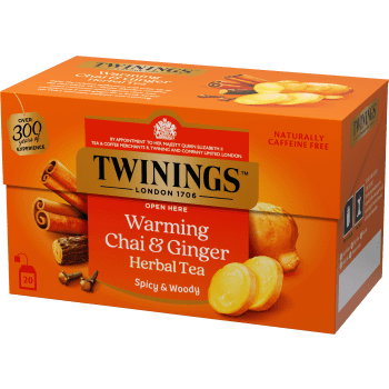 Te Chai herbal Ginger 20p Twinings.