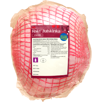 Julskinka Färsk Kokt utan svål ca 1kg ICA.