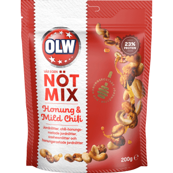 Nötmix Honung & Mild Chili 200g OLW.