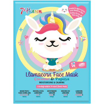Ansiktsmask Llamacorn Face Mask 1-p 7th Heaven.