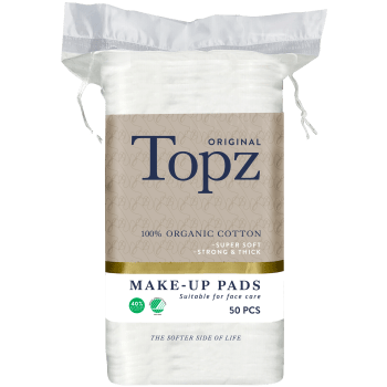 Make-up Pads Fyrkantiga 50-p Topz.