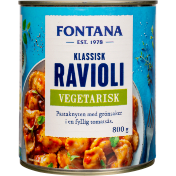 Ravioli Vegetarisk 800g Fontana.