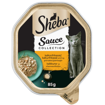 Kattmat Kalkonfrikassé & grönsaker 85g Sheba.