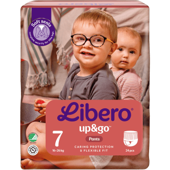 Byxblöjor Up&Go Strl 7 16-26kg 24-p Libero.