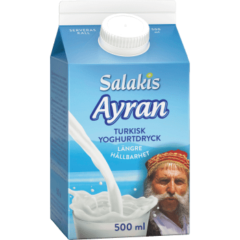 Yoghurtdryck Ayran 2% 500ml Salakis.