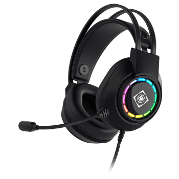 Hörlur Gaming RGB trådat.