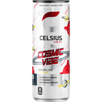 Energidryck Cosmic Vibe 355ml Celsius.
