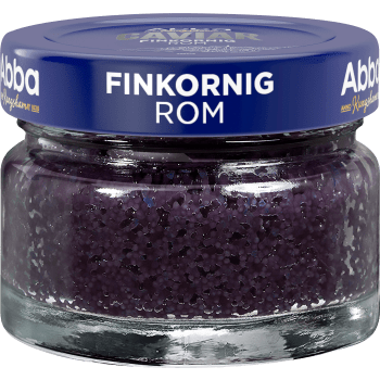 Rom svart finkornig 78g Abba.