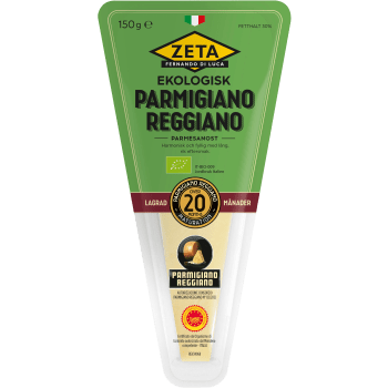 Parmesan Parmigiano reggiano Ekologisk 150g Zeta.