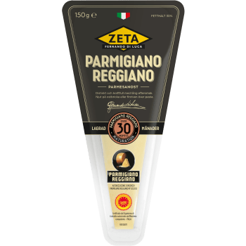 Parmesan Parmigiano Reggiano 30mån 150g Zeta.