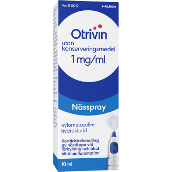Nässpray 1mg/ml 10ml Otrivin.