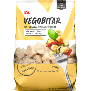 Vegobitar Färsk Naturell 200g ICA.