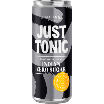 Läsk Just Tonic Indian Sockerfri 330ml Spirit of Sweden.