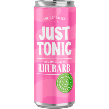Tonic Water Rabarber Just Tonic 33cl Spirit of Sweden.
