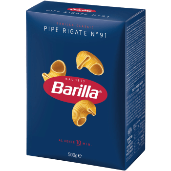 Pipe Rigate 500g Barilla.