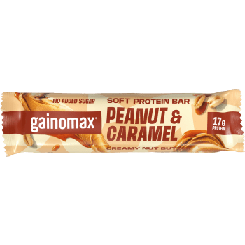 Proteinbar Jordnötssmör Karamell 50 gram Gainomax.