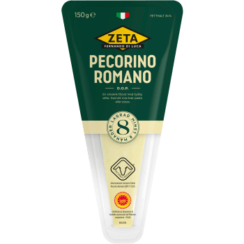 Pecorino-ost Pecorino Roma 8 mån 150 g Zeta.