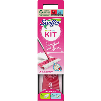 Golvmopp Startkit Swiffer Rosa Bandet.