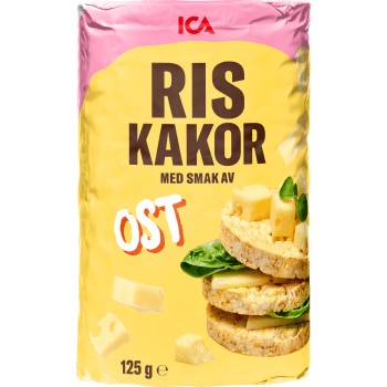 Riskakor ost 125 g ICA.