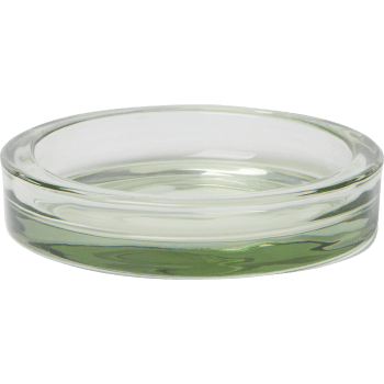 Ljusfat glas.
