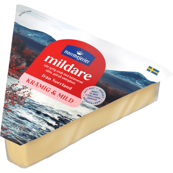 Ost Mildare 26% ca 1kg Norrmejerier.