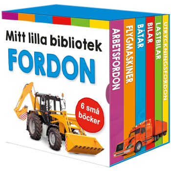 Mitt lilla bibliotek: Fordon 6 små böcker.