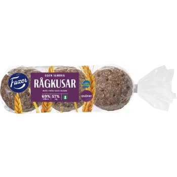 Rågkusar 675g Fazer.