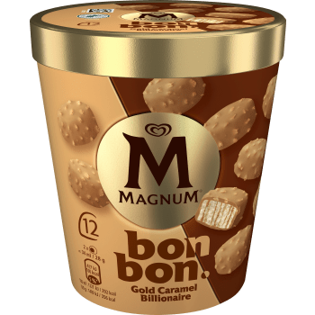 Glass Magnum Bonbon Gold billionaire 204ml GB Glace.