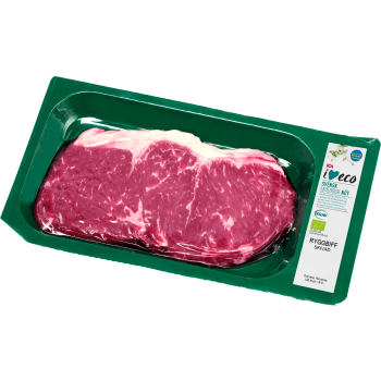 Ryggbiff Frystinad 200g KRAV ICA I love eco.