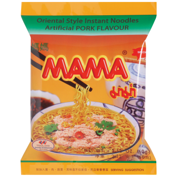 Snabbnudlar Fläsksmak 60g MAMA.