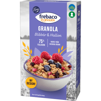 Granola Blåbär & Hallon 450g Frebaco.